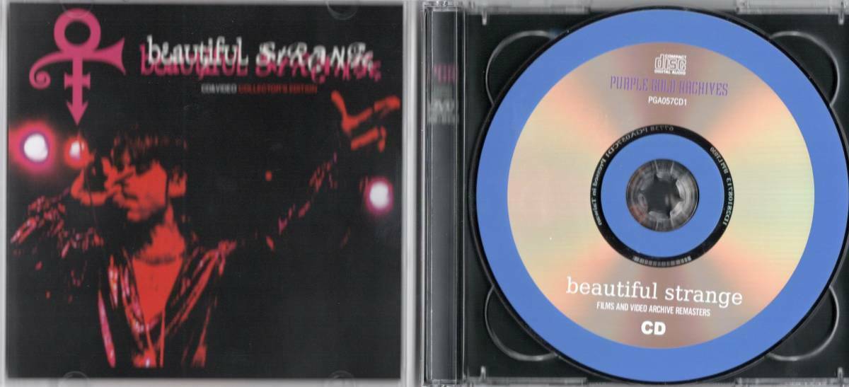 Prince Beautiful Strange Collector's Edition 1CD 1DVD Purple Gold Archives PGA