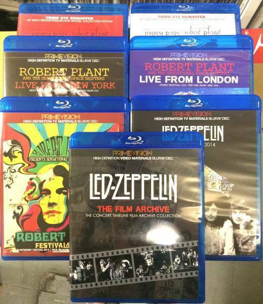 Led Zeppelin Page & Plant 1996 Presentation Japan Tour Blu-ray 8 Discs BDR