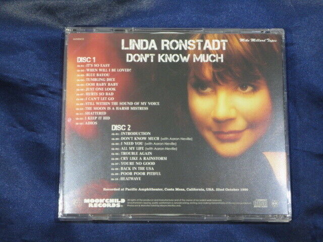 Linda Ronstadt Don't Know Much 2CD 23 Tracks Moonchild