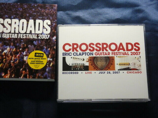 Eric Clapton Crossroads Guitar Festival 2007 4CD 1DVD Set Mid Valley