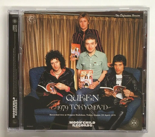 Queen 1979 Tokyo DVD The Definitive Version 1CD Moonchild Records