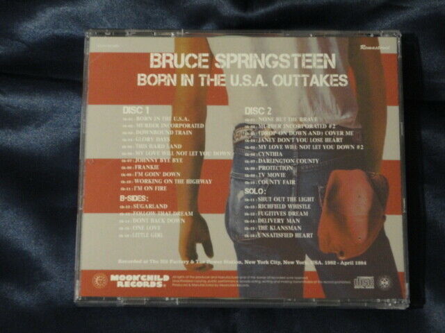 Bruce Springsteen Born In The USA Outtakes 2CD 32 Tracks Moonchild