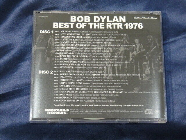 Bob Dylan Best Of The RTR 1976 2CD Moonchild Records