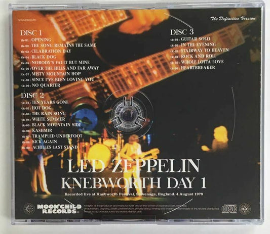 Led Zeppelin Knebworth Day 1 1979 Definitive Version 3CD Moonchild