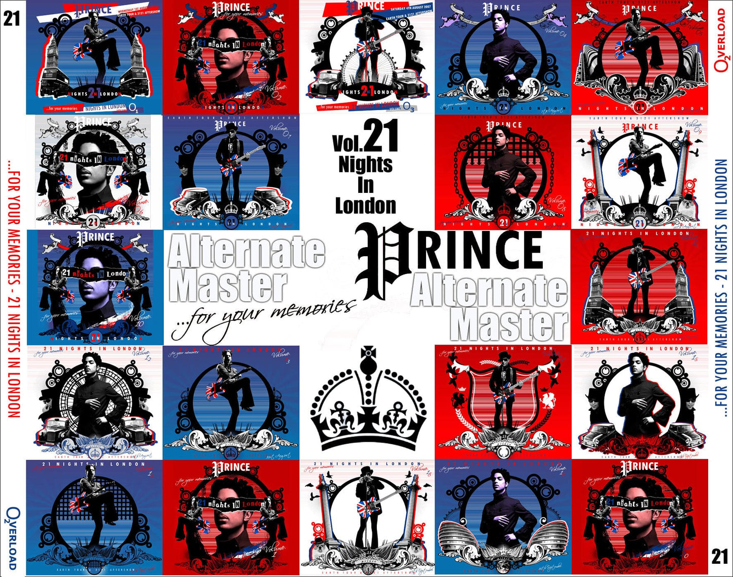 PRINCE / For Your Memories The 21 Sep 21-2007 Alternate Master (5CDR)
