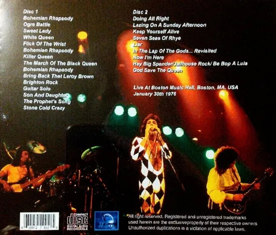 QUEEN / RHAPSODY IN BOSTON (2CDR)
