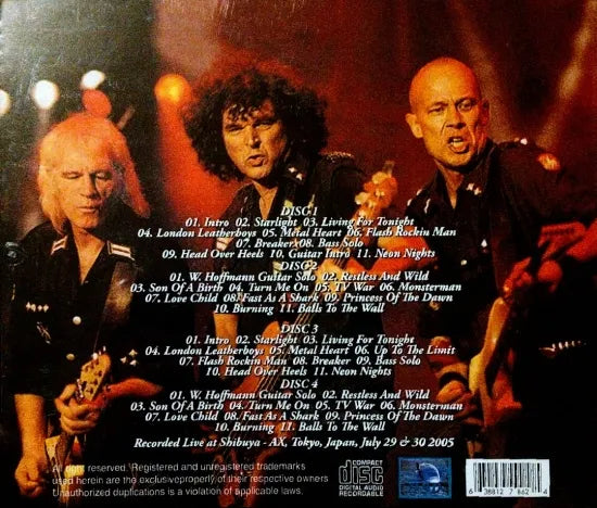 ACCEPT / RESTLESS FAREWELL Live in Tokyo 2005 Complete (4CD)