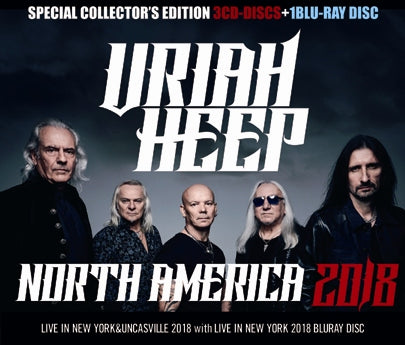 URIAH HEEP / NORTH AMERICA 2018 (3CDR+1BDR)