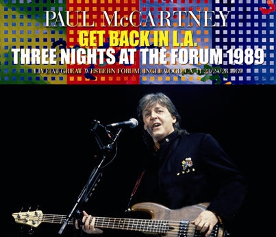 PAUL McCARTNEY / GET BACK IN L.A. THREE NIGHTS AT THE FORUM 1989 (6CDR)