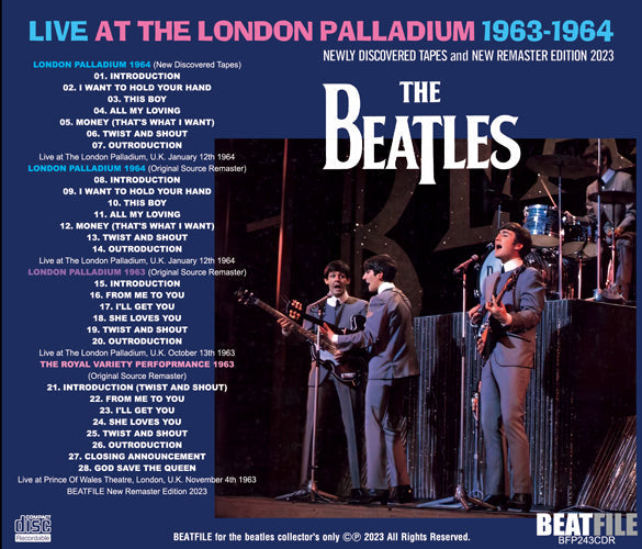 THE BEATLES / LIVE AT THE LONDON PALLADIUM 1963-1964 Soundboard (1CDR)