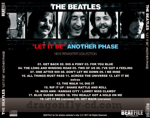 THE BEATLES / "LET IT BE" ANOTHER PHASE Soundboard (1CDR)