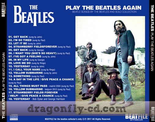 THE BEATLES / PLAY THE BEATLES AGAIN Soundobard (1CDR)