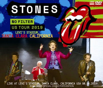 THE ROLLING STONES / NO FILTER US TOUR 2019 LEVI'S STADIUM, SANTA CLARA, CALIFORNIA (2CDR+1DVDR)