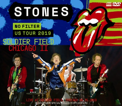THE ROLLING STONES / NO FILTER US TOUR 2019 SOLDIER FIELD, CHICAGO II (2CDR+1DVDR)