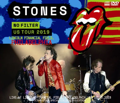 THE ROLLING STONES / NO FILTER US TOUR 2019 LINCOLN FINANCIAL FIELD, PHILADELPHIA (2CDR+1DVDR)