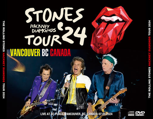 THE ROLLING STONES / HACKNEY DIAMONDS TOUR 2024 VANCOUVER BC CANADA (2CDR+1DVDR)