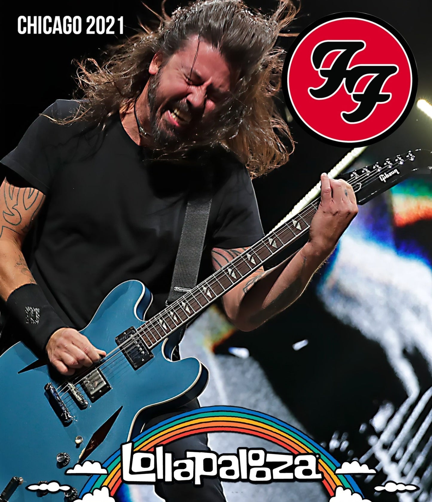 Foo Fighters / US Tour 2021 Lollapalooza 2021 (1BDR)
