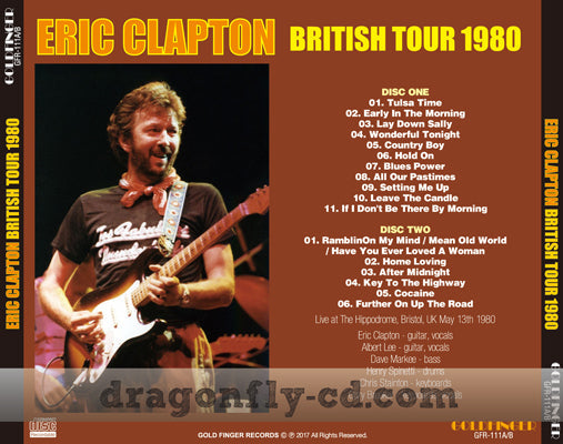 ERIC CLAPTON / BRITISH TOUR 1980 (2CDR)
