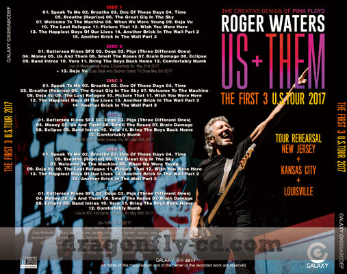 ROGER WATERS / US + THEM THE FIRST 3 U.S. TOUR 2017 (6CDR)