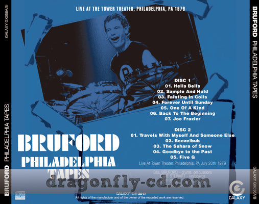 BRUFORD / CINTAS DE FILADELFIA (2 CD)
