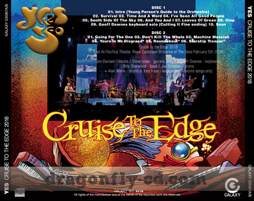 YES / CRUISE TO THE EDGE 2018 (2CDR)