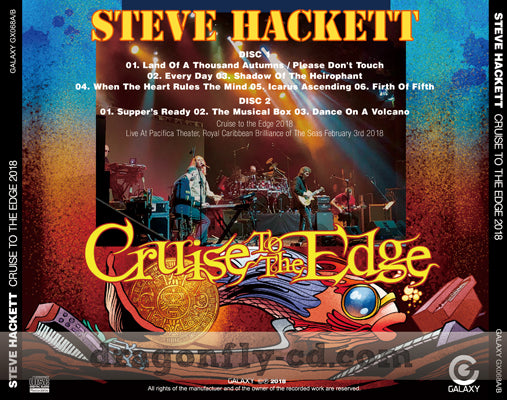 STEVE HACKETT / CRUISE TO THE EDGE 2018 (2CDR)