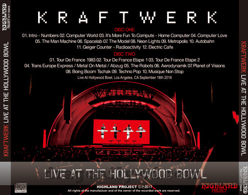 KRAFTWERK / LIVE AT HOLLYWOOD BOWL (2CDR)