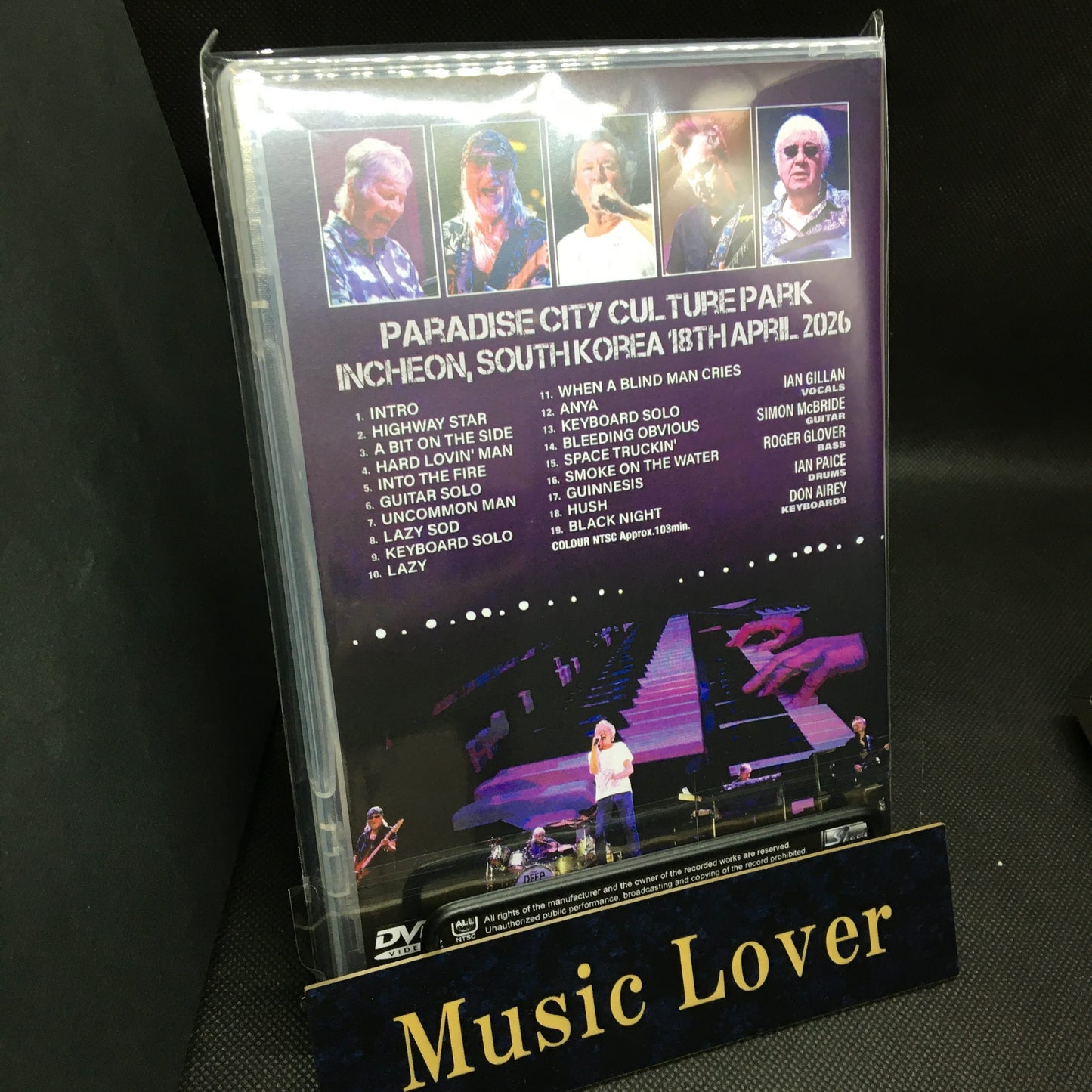 DEEP PURPLE / KOREA 2026 THE VIDEO (1DVDR)
