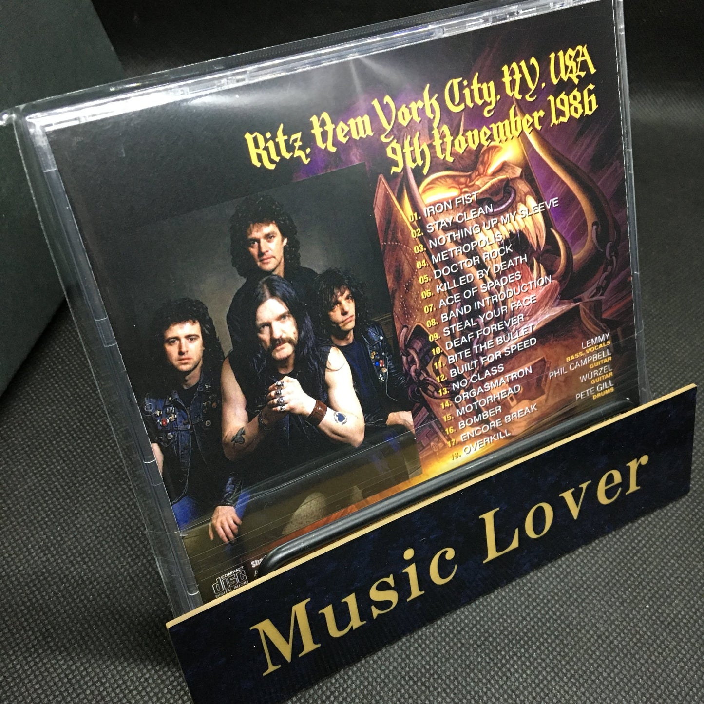 MOTORHEAD / RITZ 1986 (1CDR)