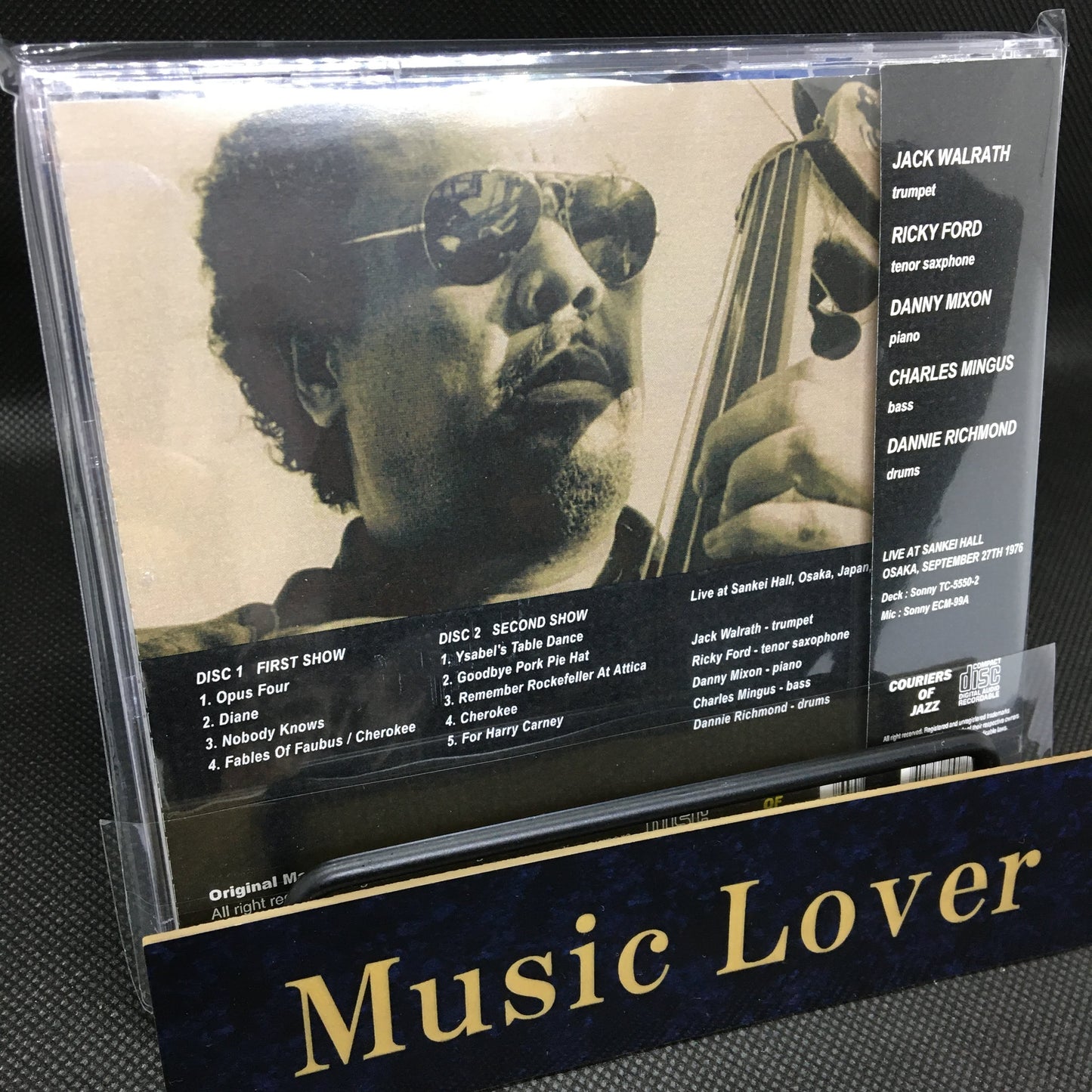 Charles Mingus Quintet / Live in Tokyo 1976 Tokyo & Osaka SOUNDBOARD (4CDR)