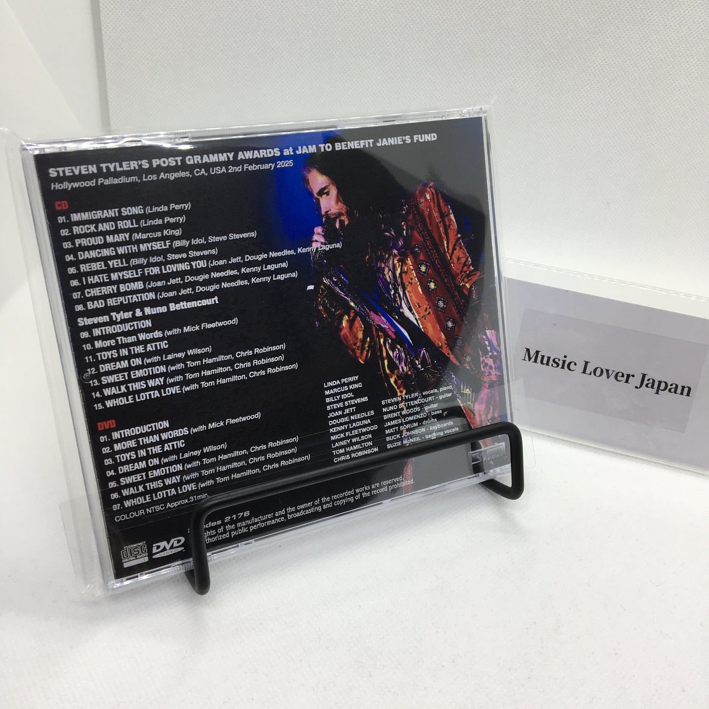 STEVEN TYLER & FRIENDS / JANIE'S FUND GRAMMY VIEWING PARTY 2025 (1CDR+1DVDR)