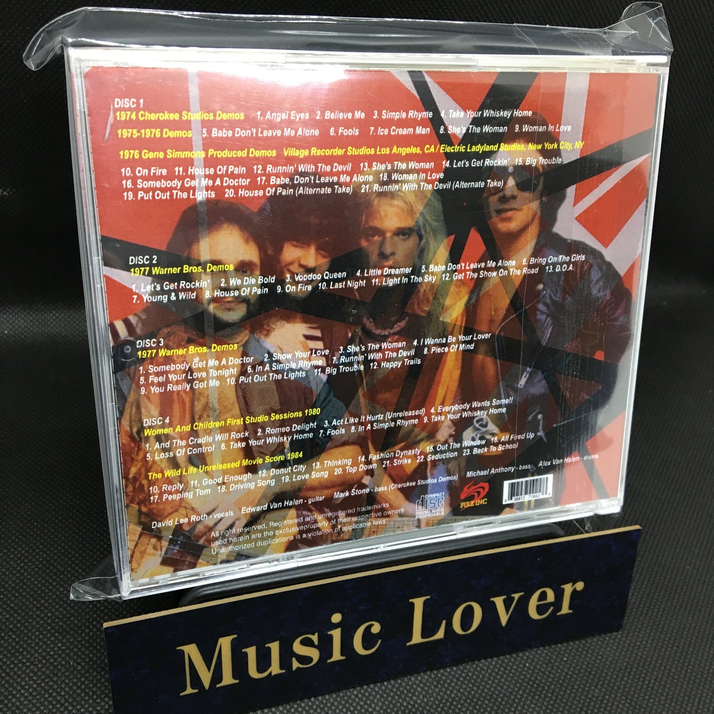 VAN HALEN / THE COMPLETE DEMOGRAPHY 1974-1984 (4CDR)