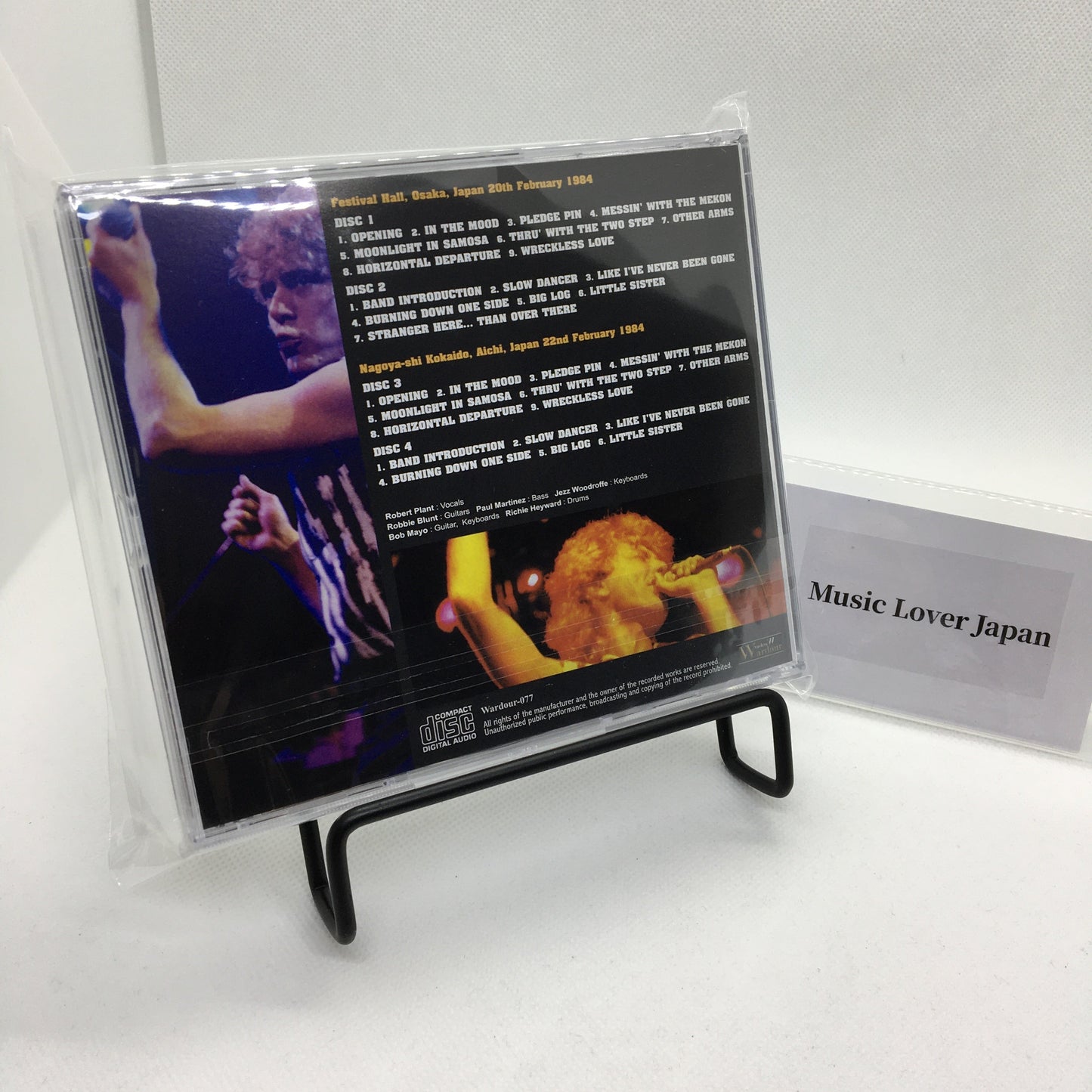 ROBERT PLANT / SWING AND SWAY OSAKA & NAGOYA 1984 (4CD)