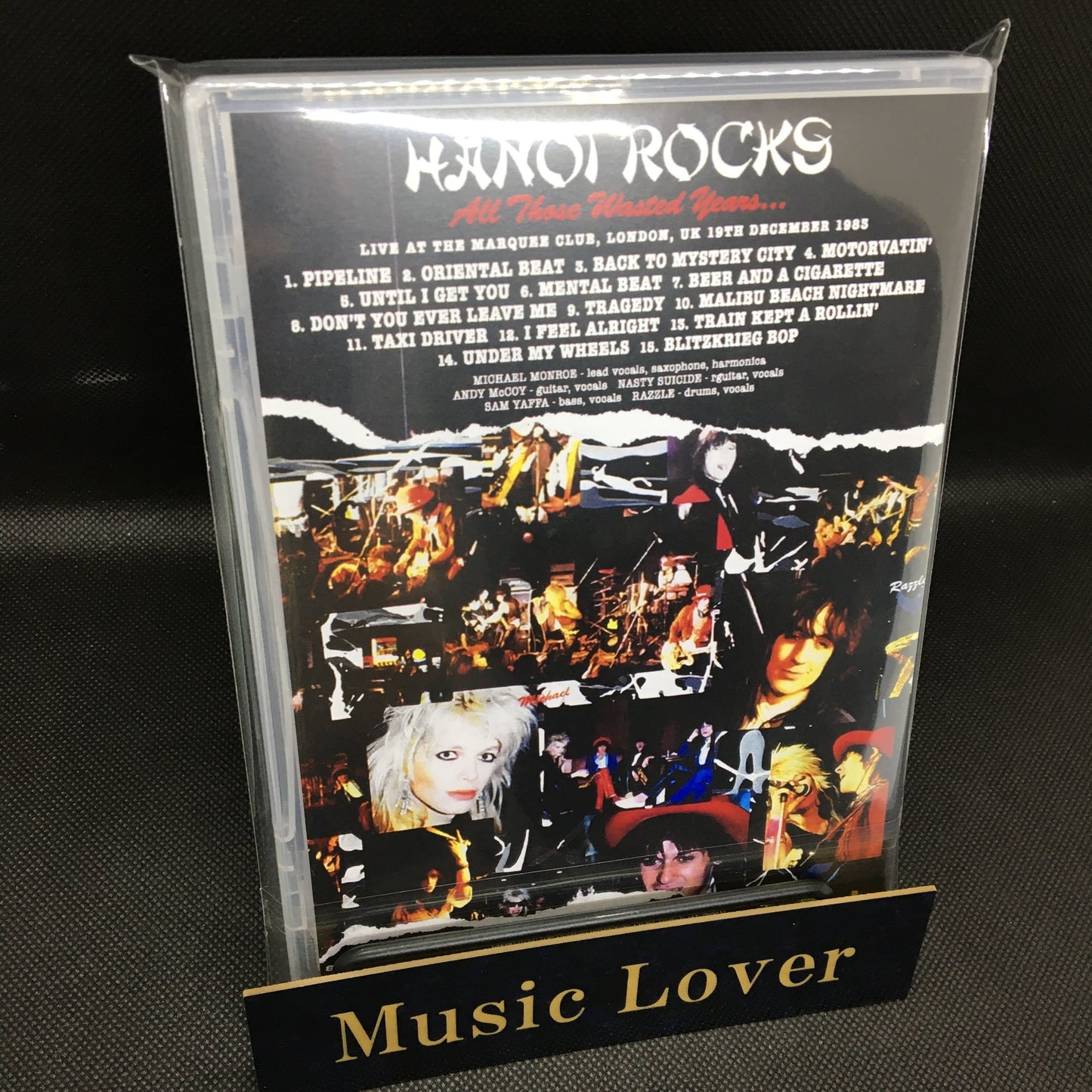 HANOI ROCKS / ALL THOSE WASTED YEARS... LIVE AT THE MARQUEE JAPANESE LASER DISC PRO SHOT (1DVDR)