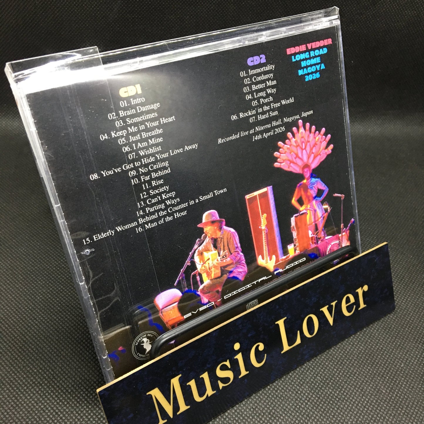 EDDIE VEDDER / LONG ROAD HOME NAGOYA 2026 JAPAN (2CDR)