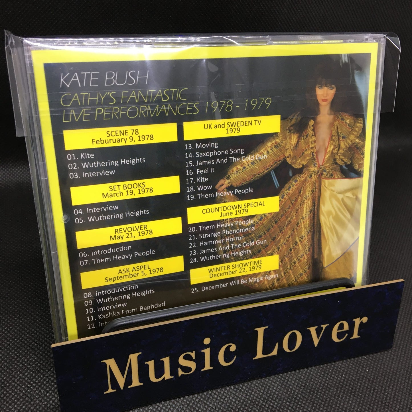 KATE BUSH / CATHY'S FANTASTIC LIVE PERFORMANCES 1978-1979 (1CD)