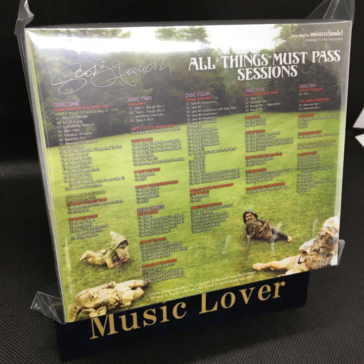 GEORGE HARRISON / ALL THINGS MUST PASS SESSIONS 【6CD】