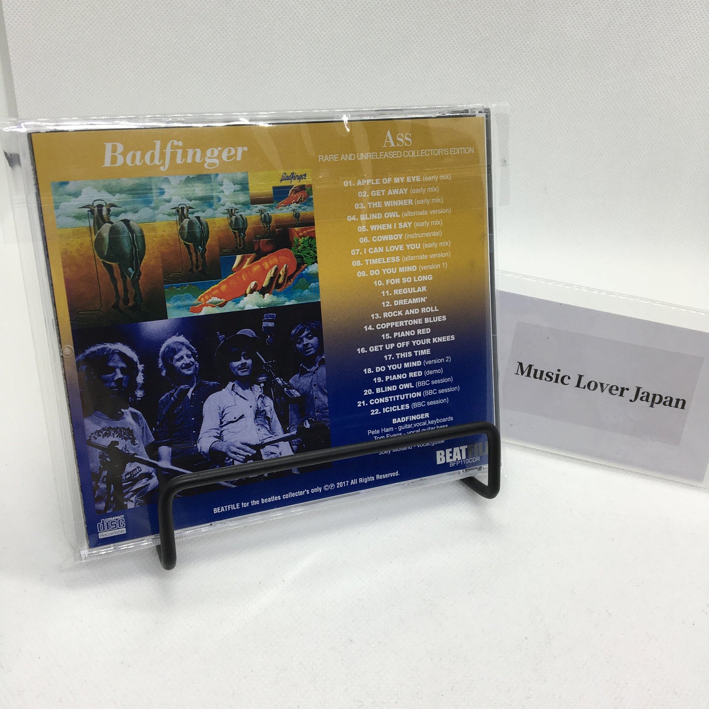 BADFINGER / ASS RARE AND UNRELEASED SOUNDBOARD (1CDR)