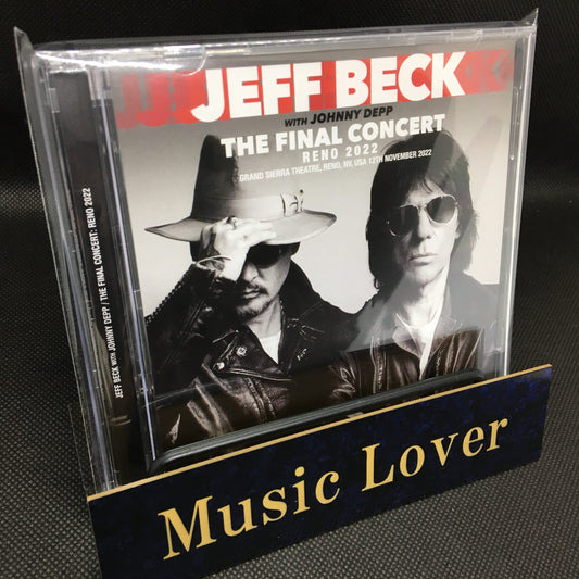 JEFF BECK w/JOHNNY DEPP / THE FINAL CONCERT RENO 2022 (2CD)