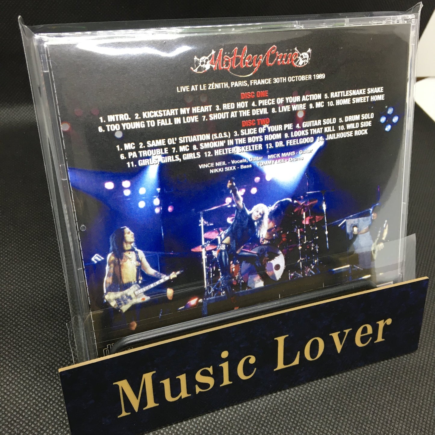 MOTLEY CRUE / PARIS 1989 (2CDR)