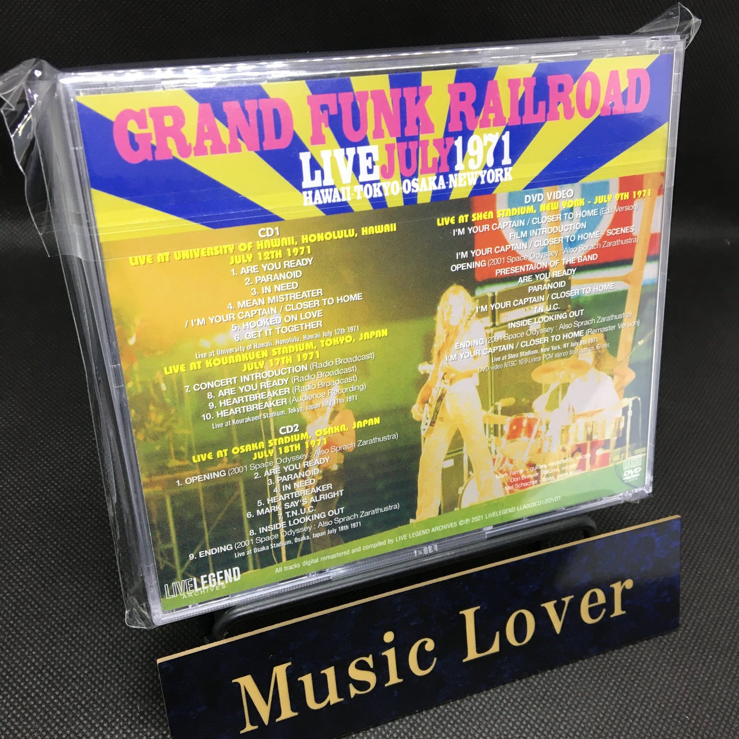 GRAND FUNK RAILROAD / LIVE JULY 1971 50TH ANNIVERSARY COLLECTOR'S EDITION (2CD+DVD)