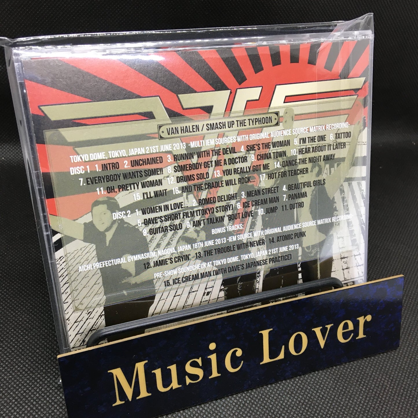 VAN HALEN / Smash Up The Typhoon Live in Giappone 2013 (2CD)