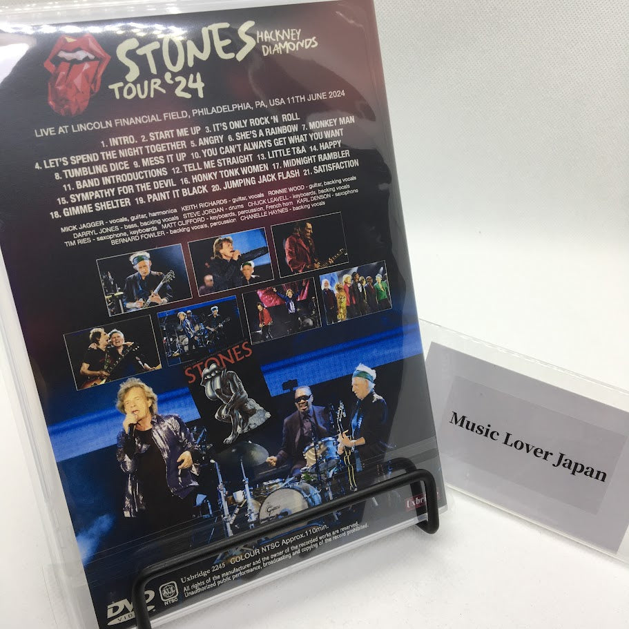 THE ROLLING STONES / PHILADELPHIA 2024 IL VIDEO (1DVDR)