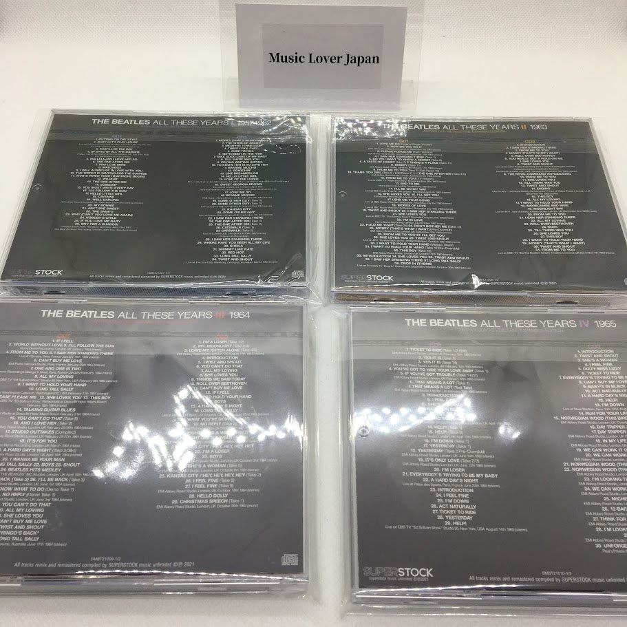 THE BEATLES / ALL THESE YEARS I - IV 1957 - 1965 ANTHOLOGY REVISED AND EXPANDED EDITION SET 【8CD】