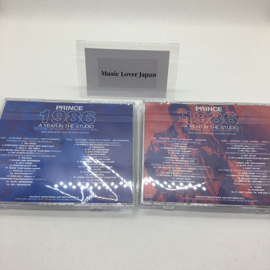 PRINCE 1986 A Year In The Studio First Season Second Season 4CD Set
