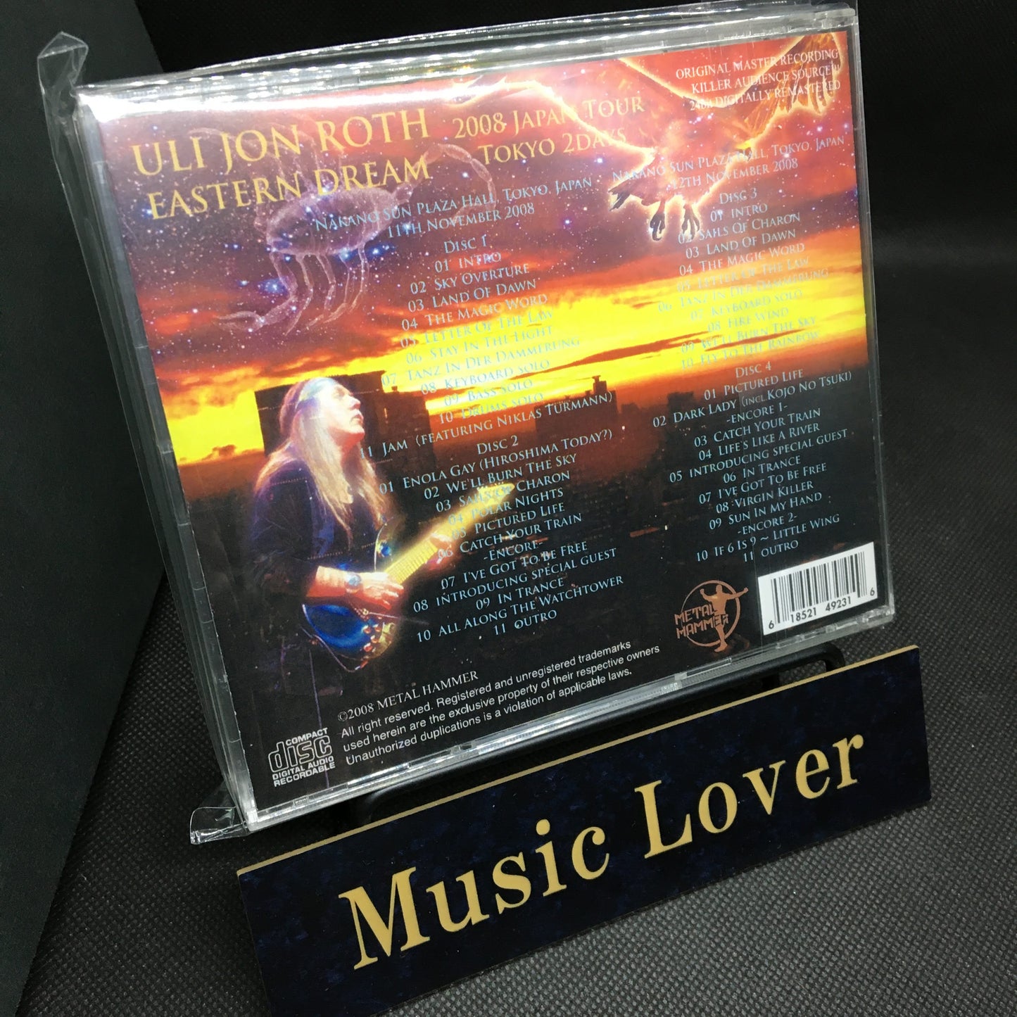 Uli Jon Roth / Eastern Dream (Tokyo 2 giorni) (4CDR)