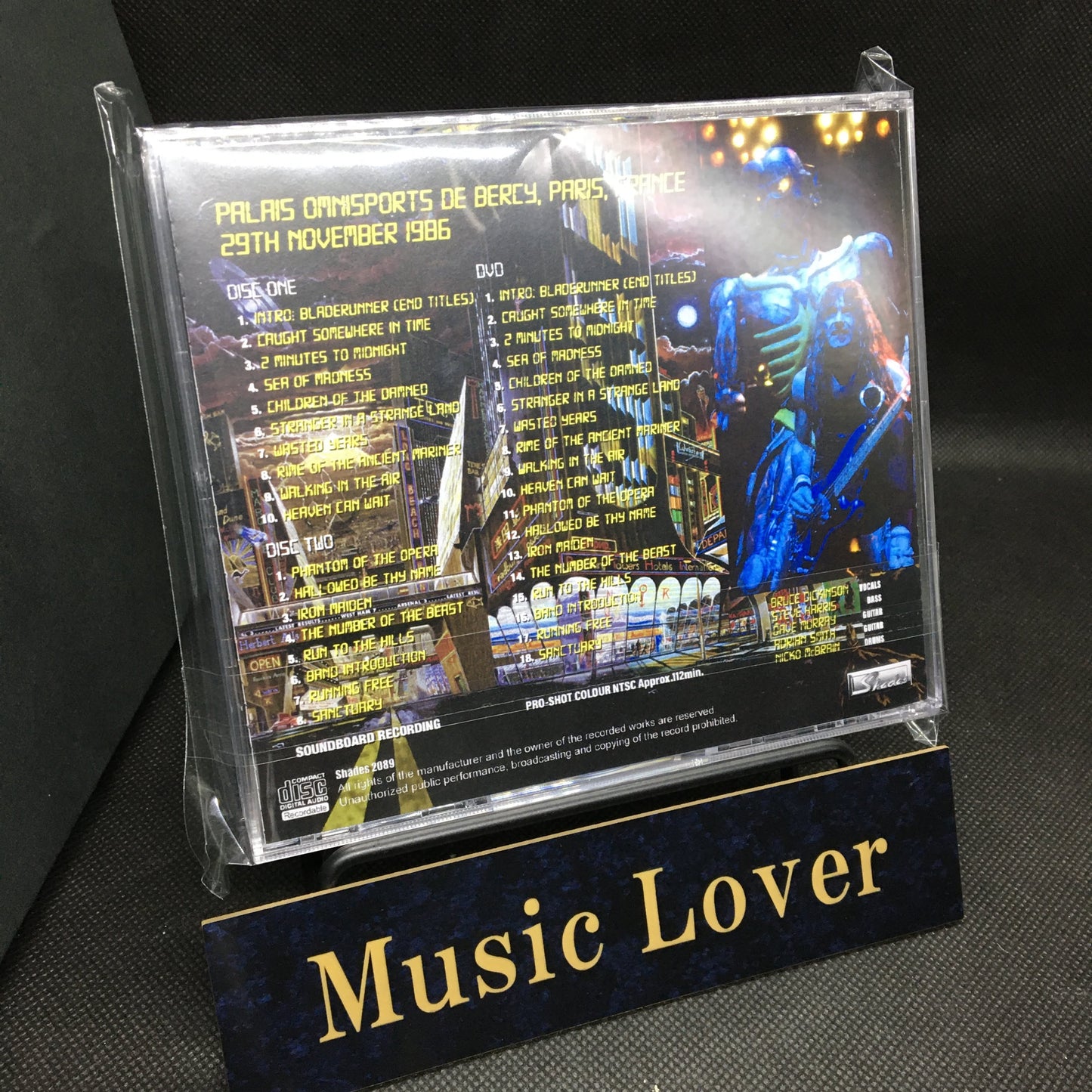 IRON MAIDEN / PARÍS 1986 EDICIÓN DELUXE (2 CDR + 1 DVDR)