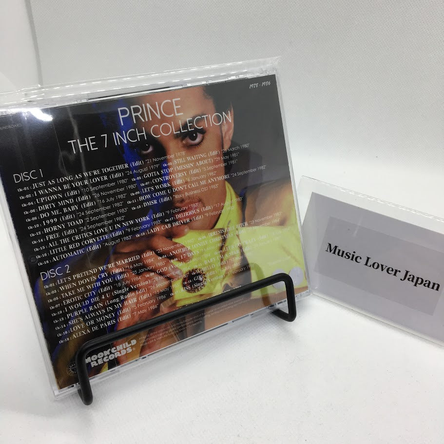 Prince The 7 inch Collection 1978-1986 2CD Moonchild Records