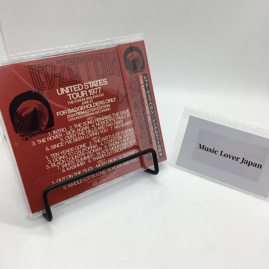 LED ZEPPELIN / FOR BADGHOLDERS ONLY 2024 REMASTER EDITION 3SOURCES MATRIX RECORDING (3CD)