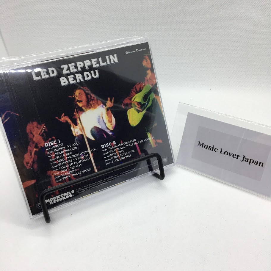 Led Zeppelin Berdu 1972 Winston Remasters 2CD Moonchild Records